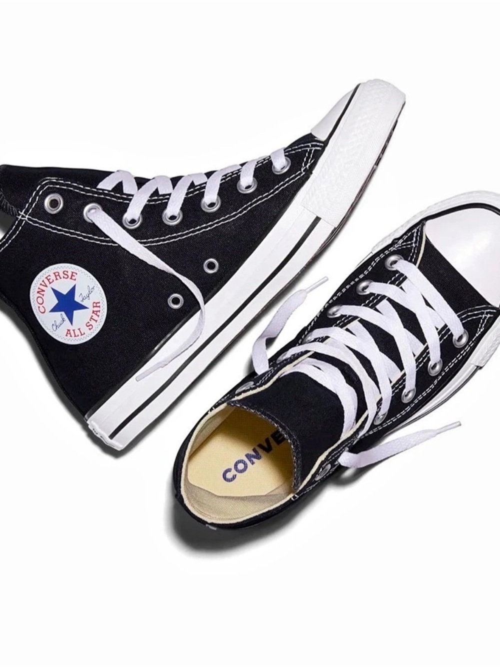 Converse | Chuck Taylor All Star High Top Sneakers | Black & White | US M6/W8